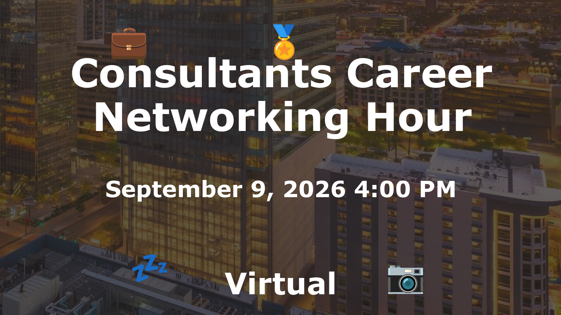 Consultants Career Networking Hour event image